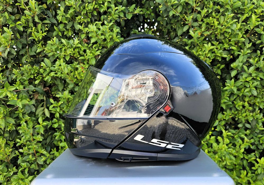 Capacete modular - LS2 Strobe 2 FF908 - Black Gloss