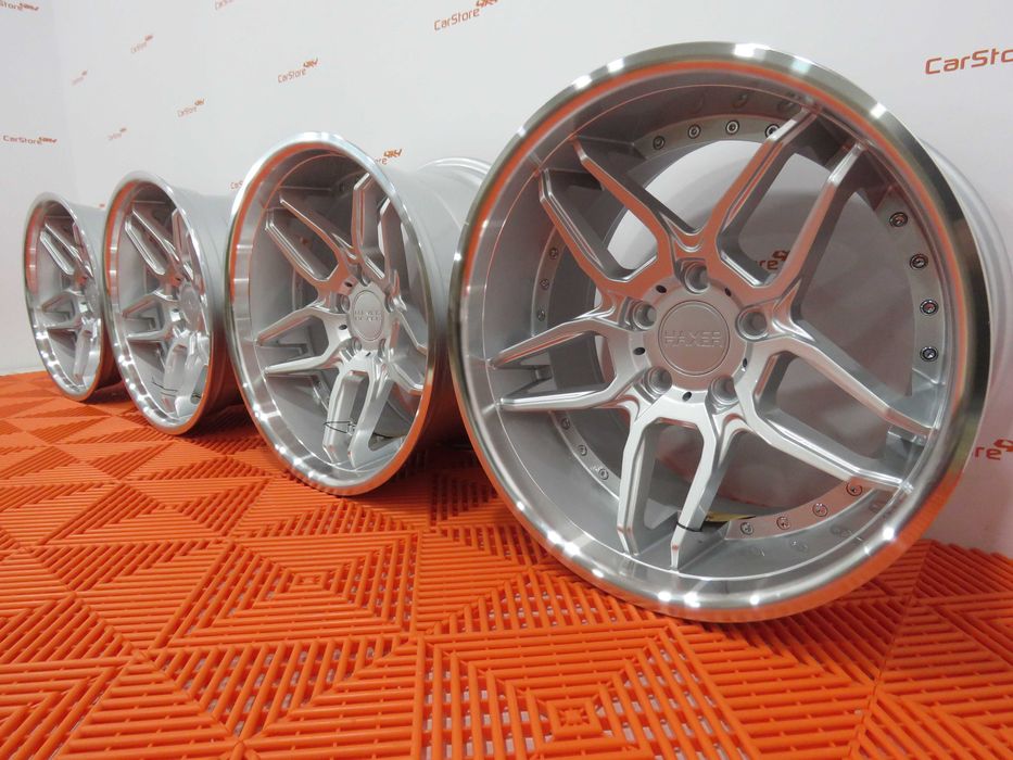 Jantes Haxer HX030 18 8.5 et 20 + 10 et15 5x120 Cinza + Polido