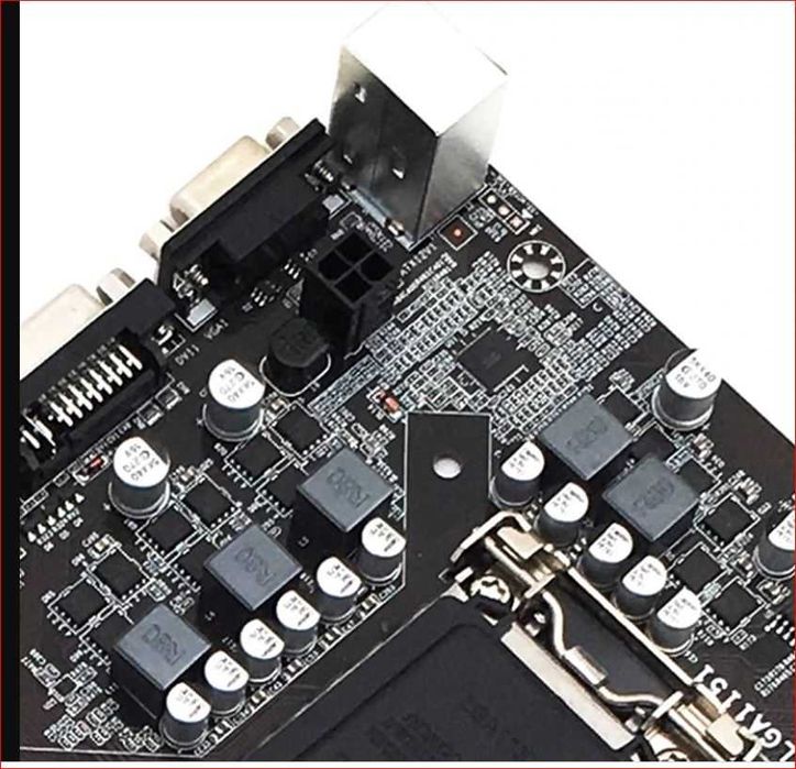 Материнська плата на 12 карт B75 + g3930 + box кулер (майнінг,ферма).