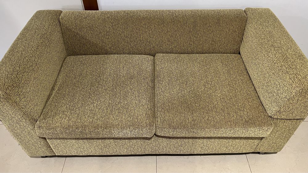 Sofá vintage linhas rectas 160x80