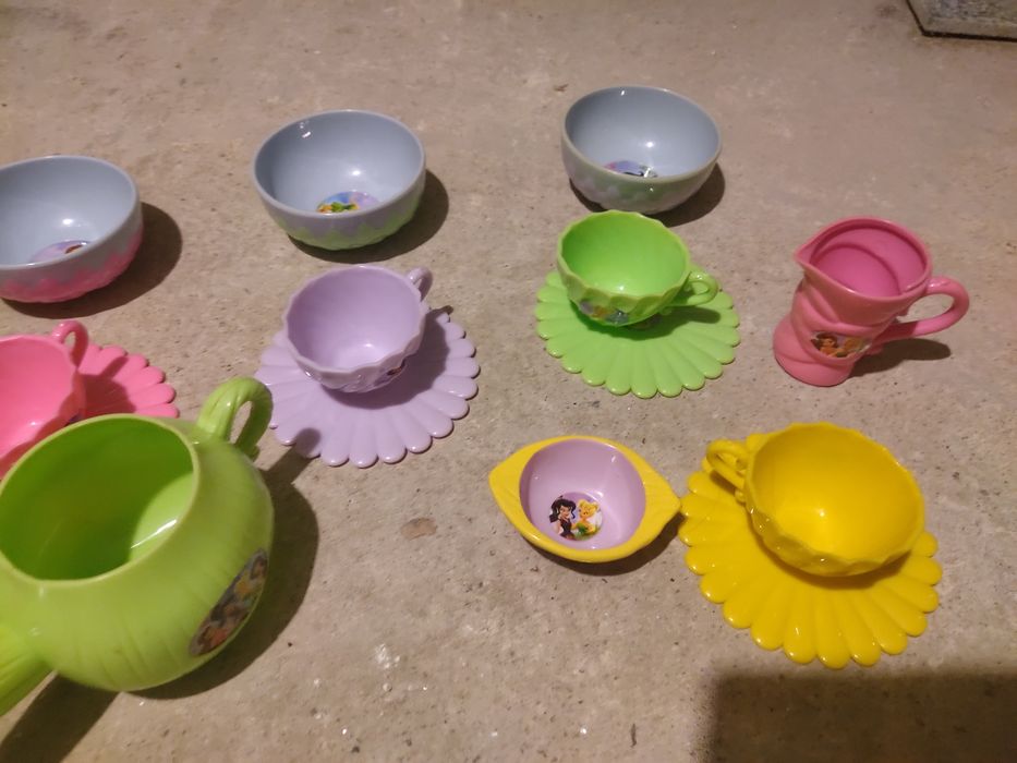 Conjunto chá princesas Disney