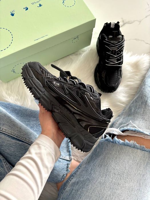 Кросівки Off-White Be right Back Black чорні офвайт бірайт бек офіс НОВІ 37-45 БЕЗ ПЕРЕДПЛАТ ЗІПТАЙ