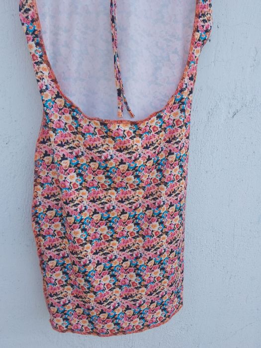 Sukienka damska w kwiaty kolorowa rozmiar S M