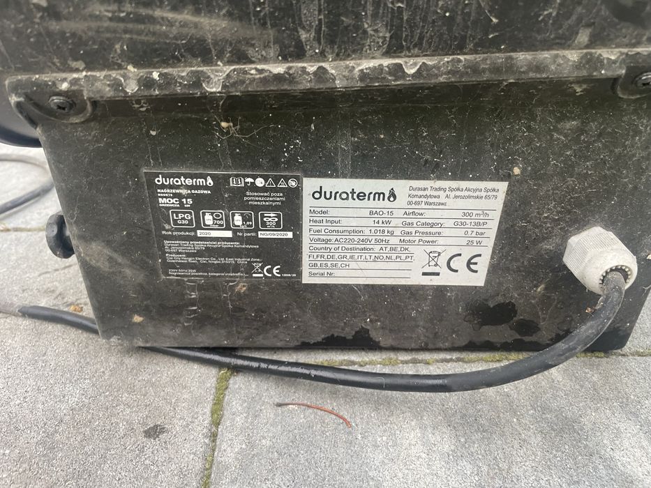 Nagrzewnica  Duraterm NGDR15R