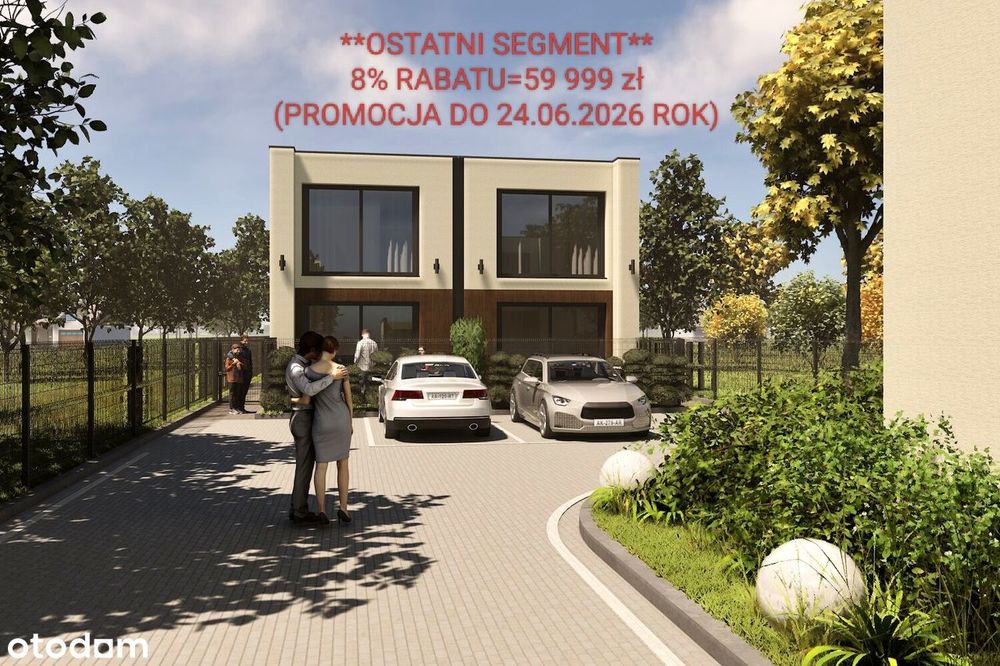 Nowy dom bliźniak z dużą Działką w Białymstoku + Garaż