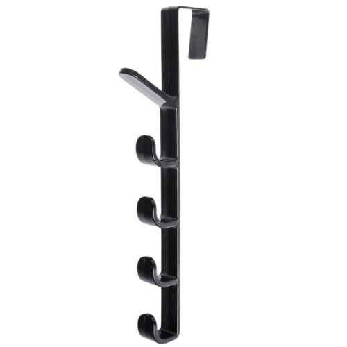 WIESZAK na DRZWI Łazienki Kuchni Przedpokoju bez WIERCENIA 5 HACZYKÓW