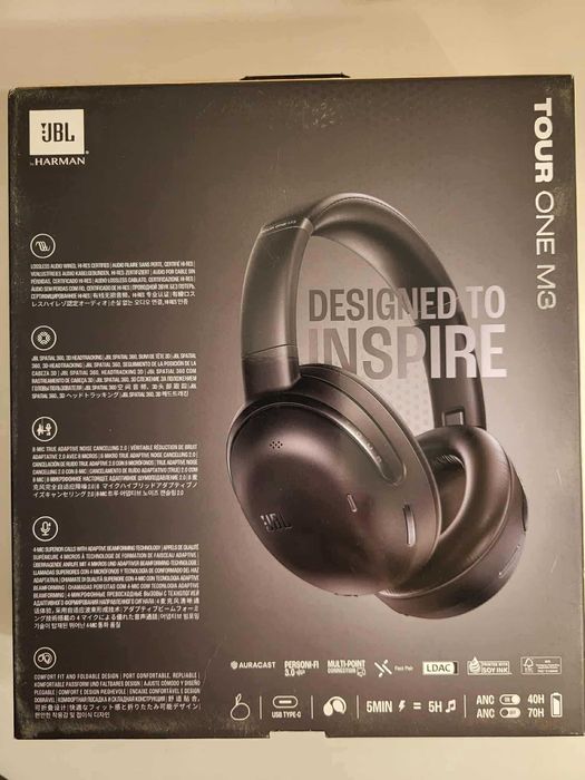 Słuchawki JBL Tour one M3 czarne