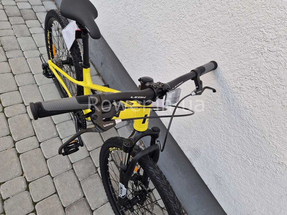 Дитячий гірський велосипед для 8-12 років Leon JUNIOR AL 24" DD CS