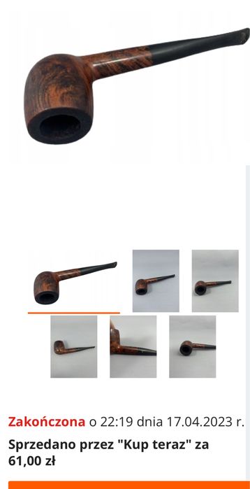 Fajka drewniana .