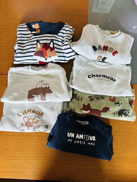 Lote roupa 3/6 meses menino