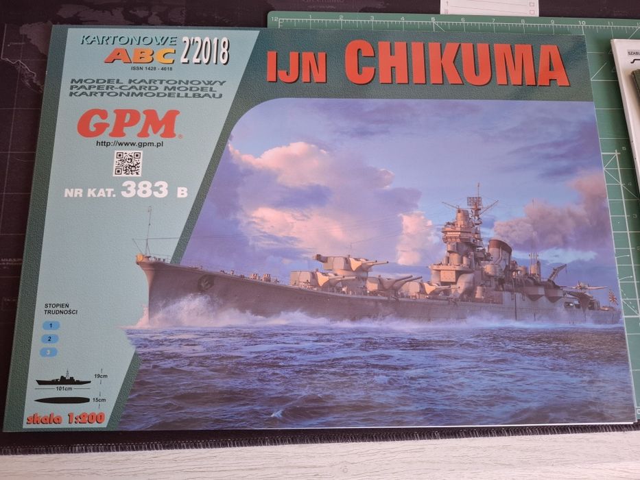 Gpm model kartonowy IJN CHIKUMA
