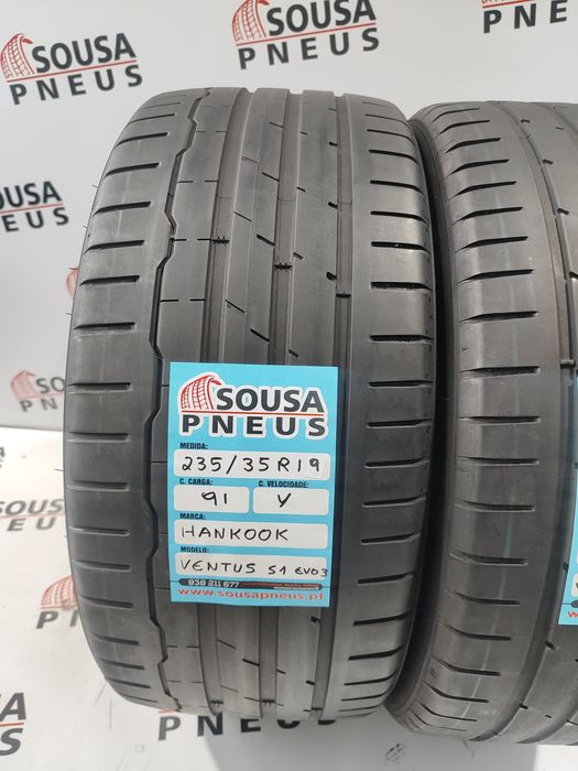 2 pneus semi novos 235-35R19 Hankook - Oferta dos Portes