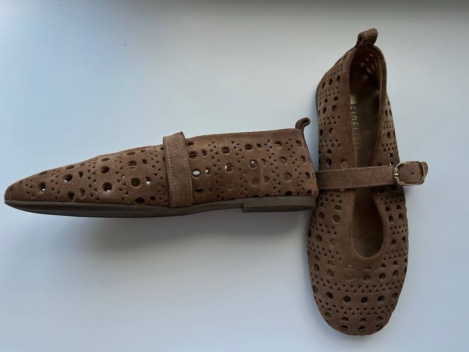 Балетки замшеві жіночі Fidelitti 38 розмір