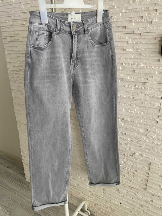 Lemonada nowe szare dżinsy mom fit elastyczne