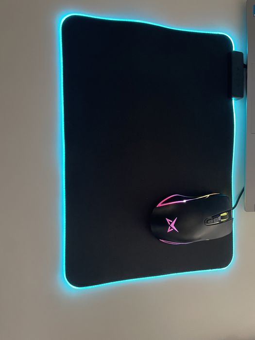 Rato e Tapete gaming como novo