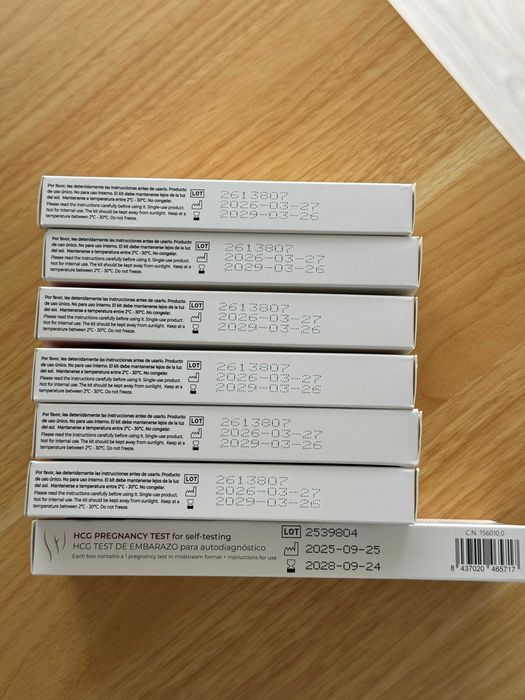 Teste de Ovulação + Hcg Teste de Gravidez