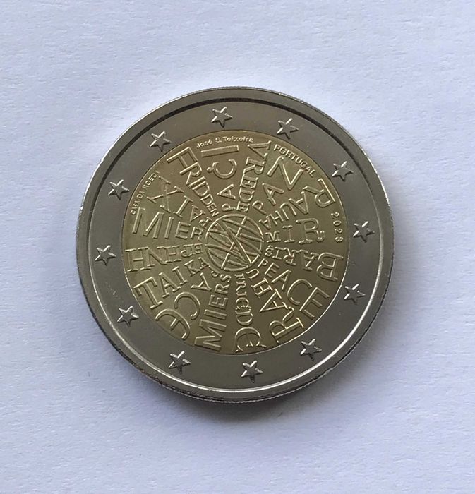 Coin / Moeda 2 euro Peace Portugal 2023