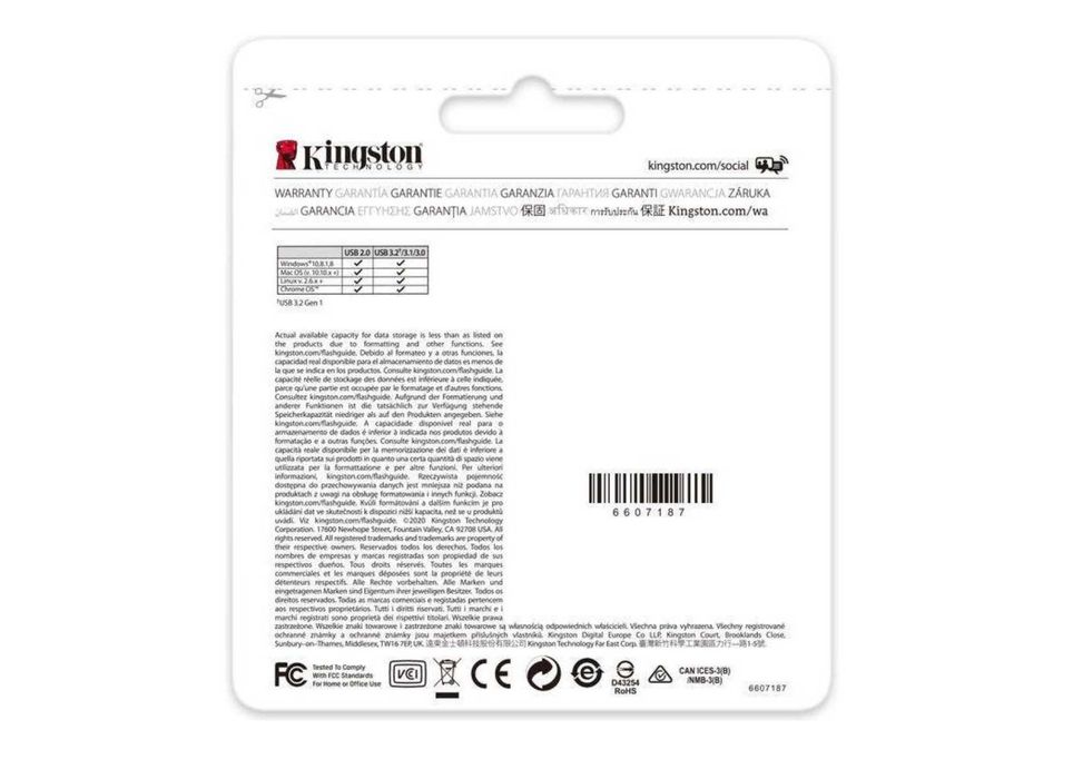 ФЛЕШКА Kingston 128 GB DataTraveler Kyson (DTKN/128GB)