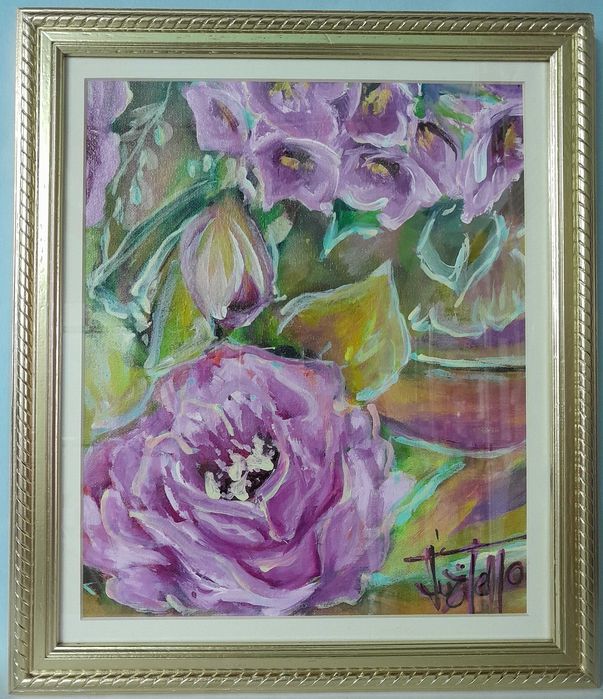 Pintura acrílica sobre tela original