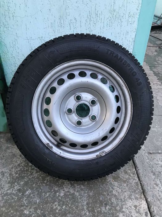 Комплект коліс R16 5x120 для VW Transporter T5 (Kleber Transpro 4s, Нові, Всесезонні)
