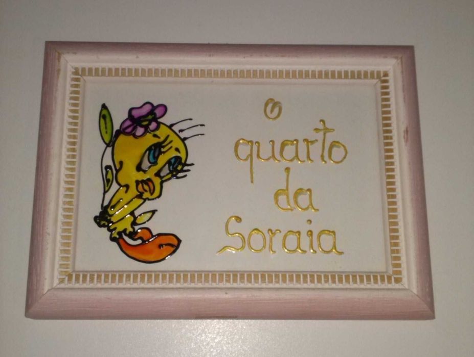 Vários artigos de decoração