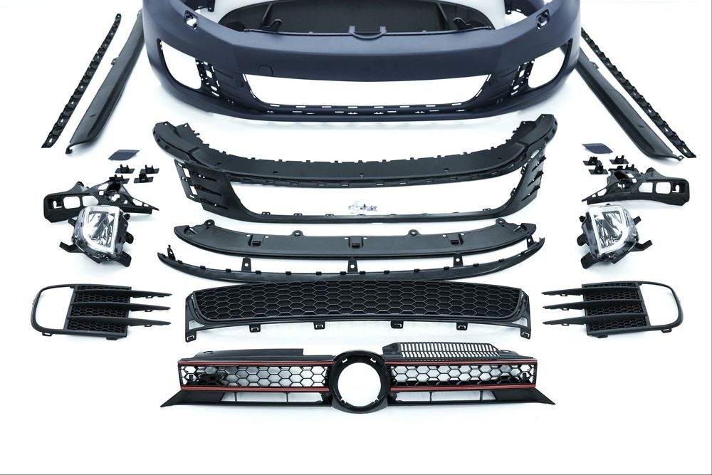 Бампер передній Volkswagen Golf 6 (VI) 2008-2014 в стилі GTi