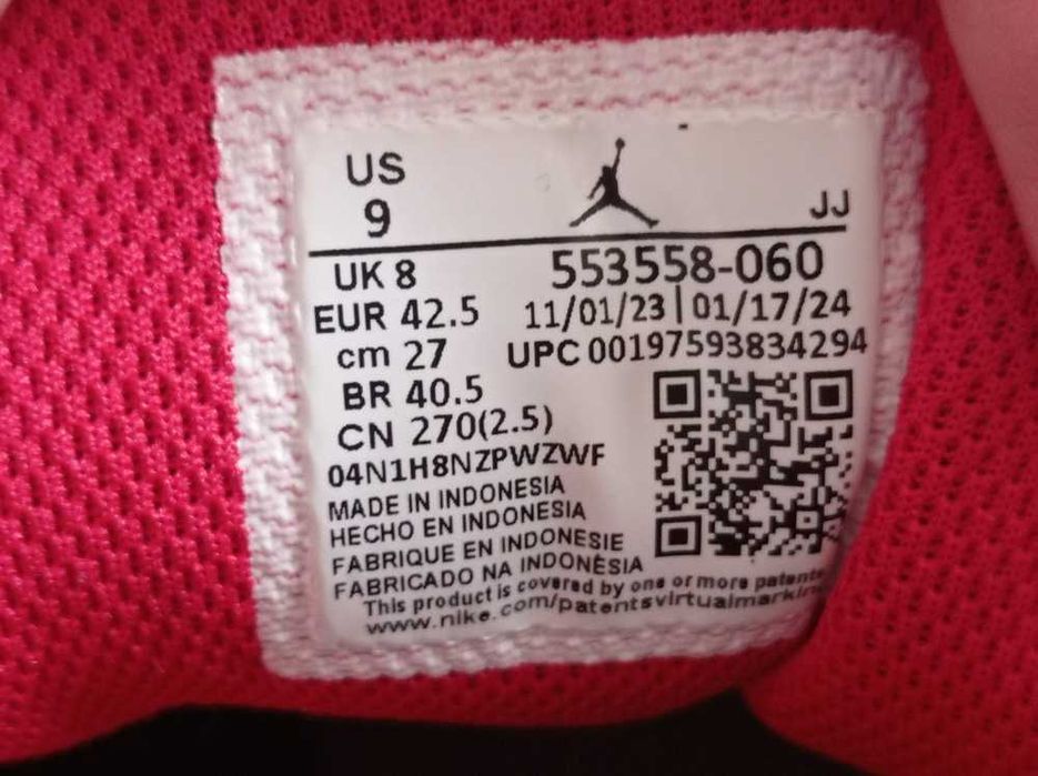 Buty sneakersy Air Jordan 1 LOW 42,5 27cm jak Nowe