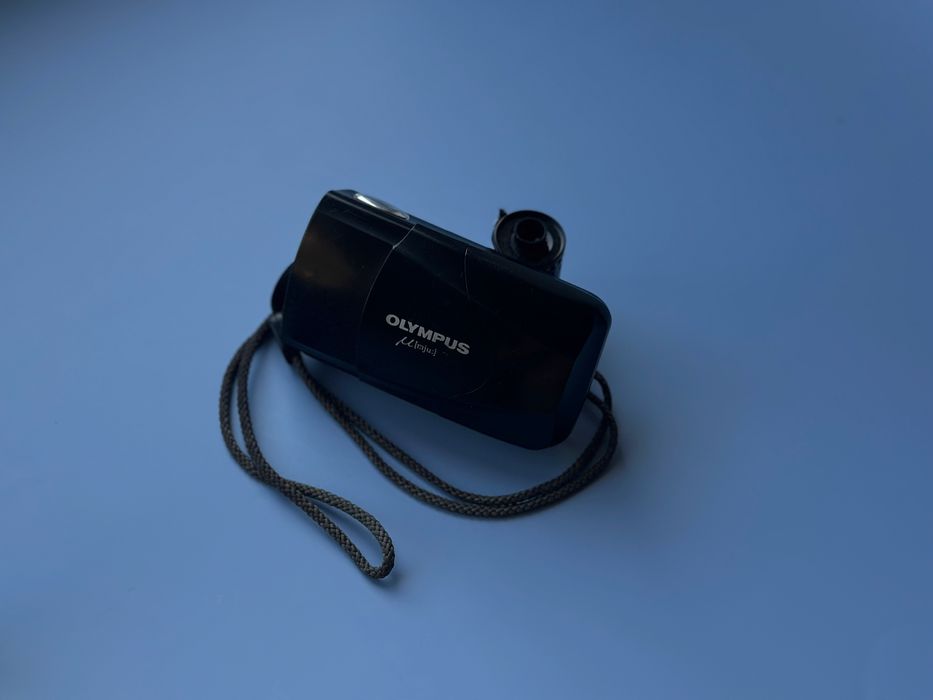 Olympus mju ii плівковий фотоапарат мью 2 чорний t4 zoom