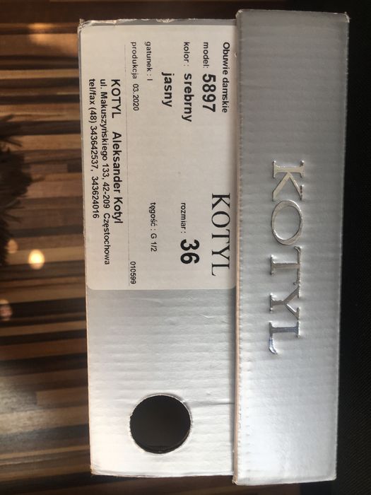 Buty ślubne KOTYL