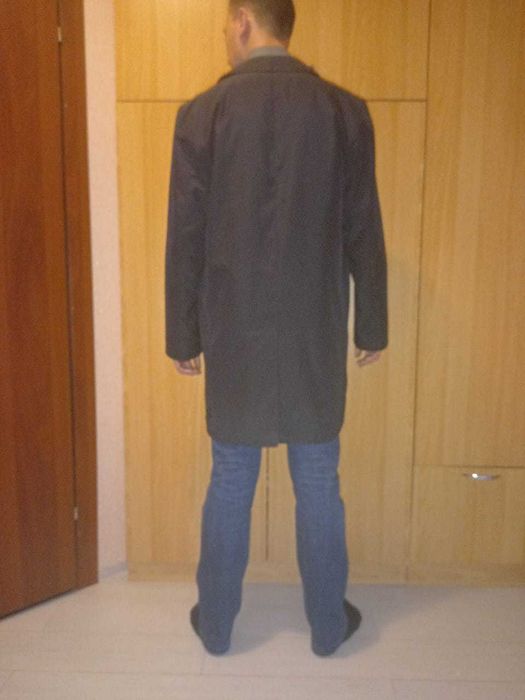 Пальто плащевка осень весна  б.у.