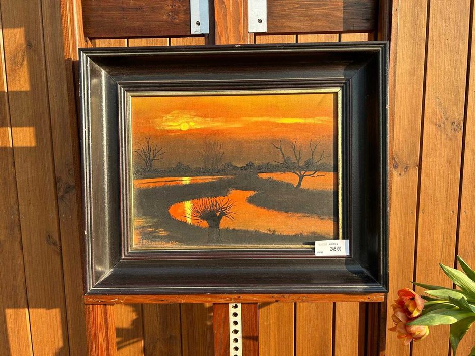 Obraz, pejzaż zalewu, mokradła #9091 Stylowy Węgrów