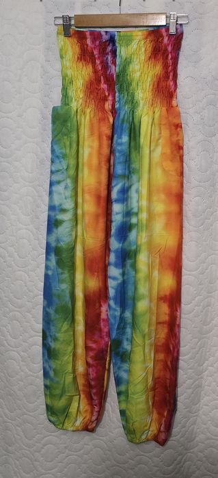 Spodnie tęczowe boho rozm one size S- L
