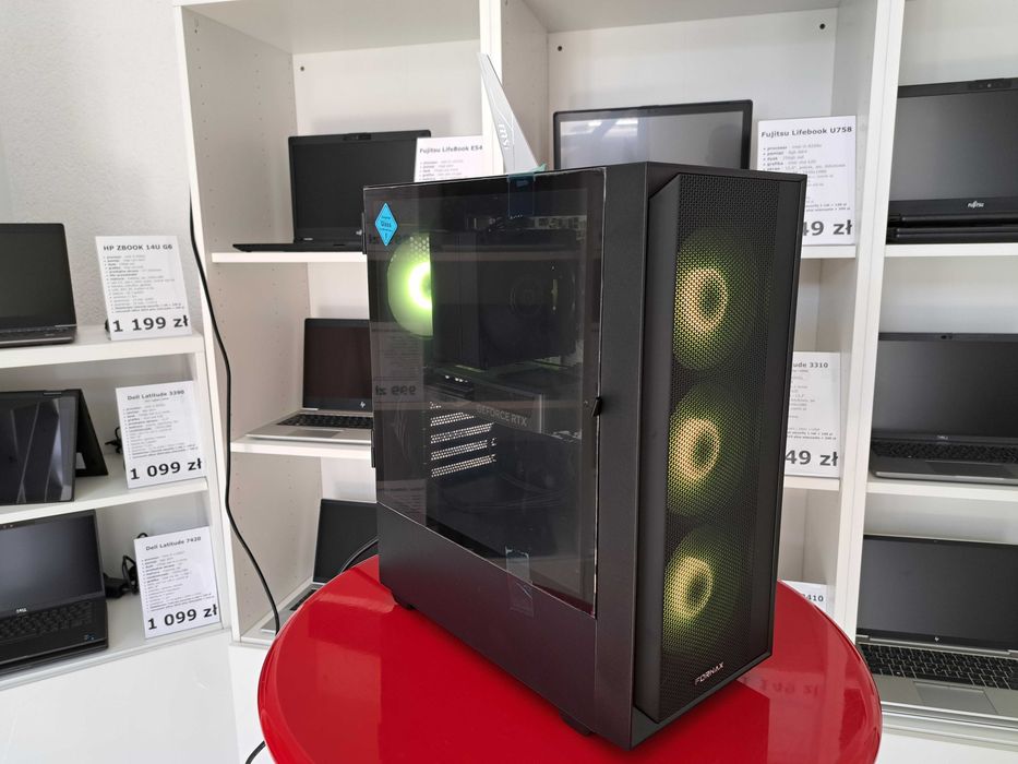 Nowy Komputer Gamingowy Ryzen 5 7500F 16GB DDR5 1TB SSD RTX 5060Ti WiFi6E Win11 Gwarancja 24mc Faktura 23% KomputeryGamingowe.com