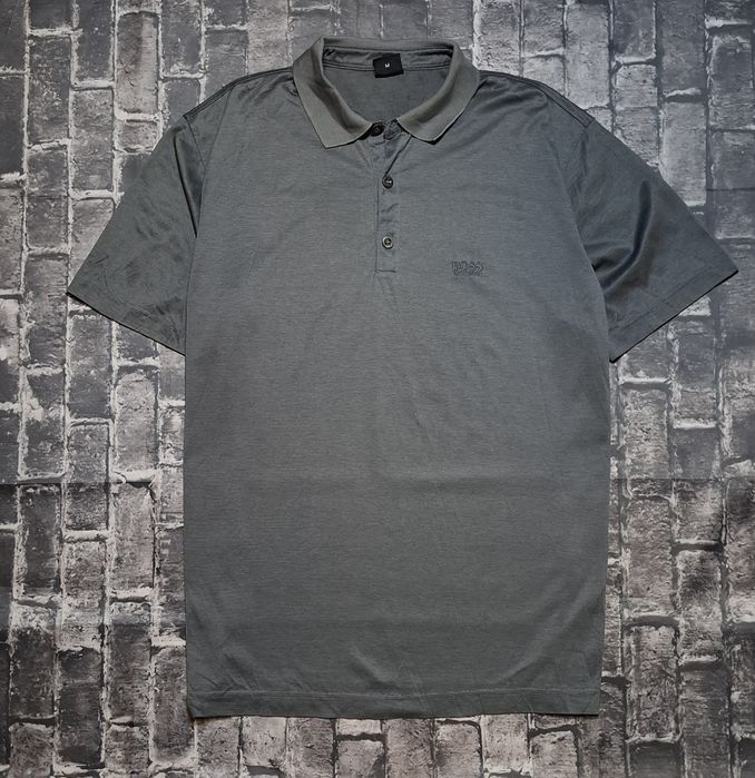 Hugo Boss koszulka polo męska polówka logo premium