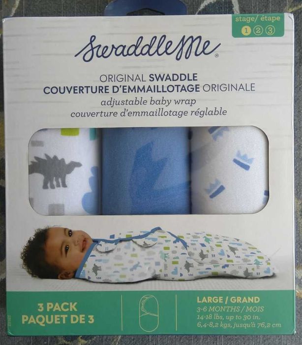 Нова пелюшка на липучках Swaddleme, Large великий розмір