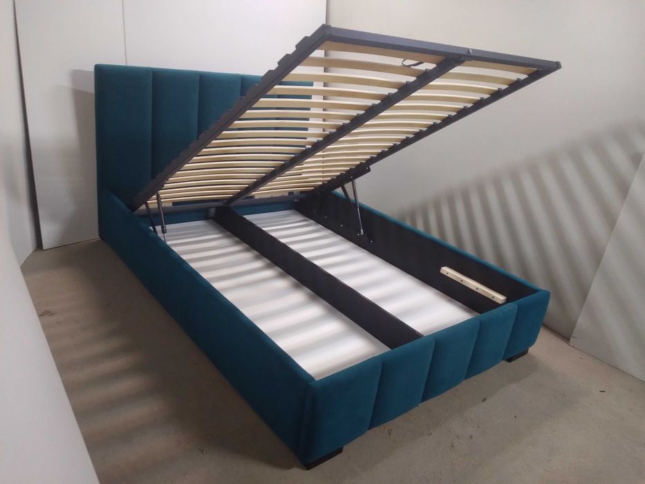 PRODUCENT OKAZJA Łóżko Tapicerowane stelaż metalowy pojemnik w cenie