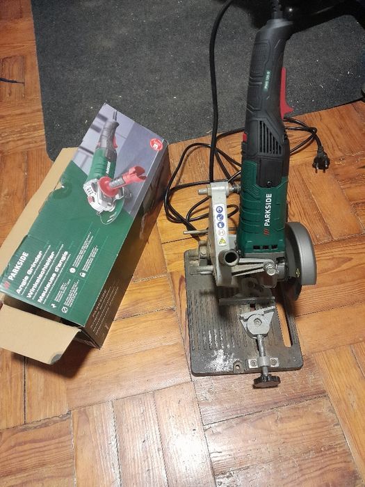 Rebarbadora Parkside 1200 W (Nova) + Suporte Metálico