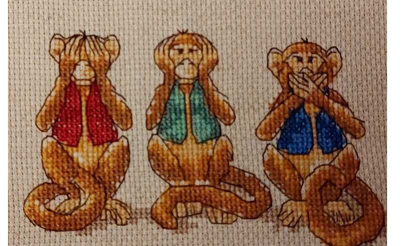 stary obraz haft krzyżykowy