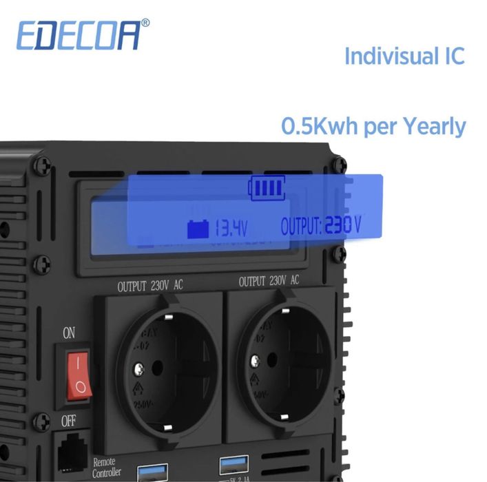 Інвертер EDECOA 2000W
