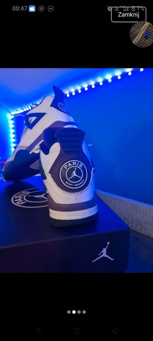 Buty jordany 4 x PSG