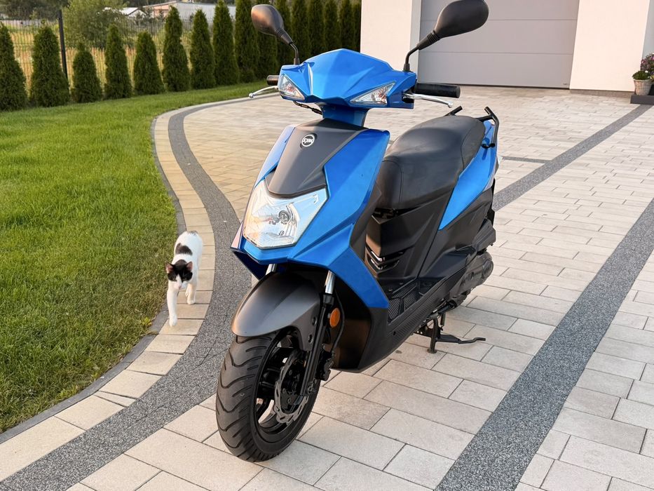 Skuter Sym Orbit 3 2021r 50cc bdb stan transport raty FILM DUZY WYBÓR