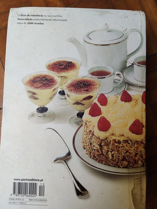 Livro de receitas gastronomia portuguesa