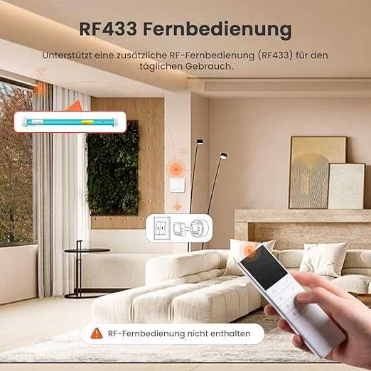 Moduł WiFi + RF do Rolet MIUCDA Sterownik Rolet, Markiz, Żaluzji, APP