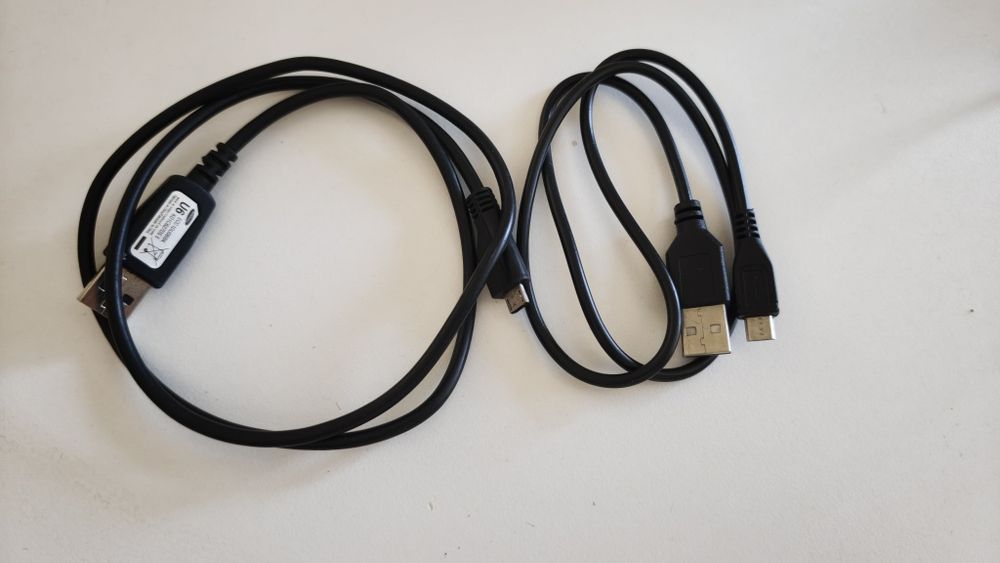 Cabos usb-c e usb para micro usb