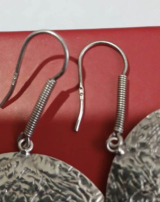 Brincos em prata portuguêsa