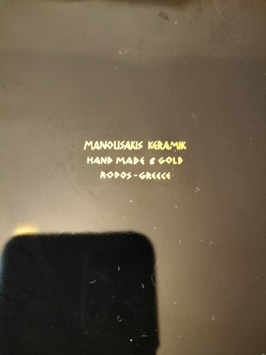 Conjunto de 2 pratos  Manousakis Keramik Greece