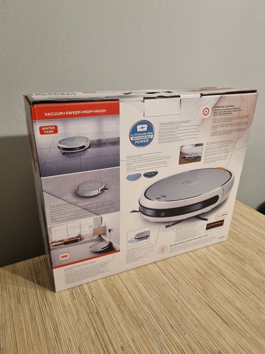 Robot sprzątający odkurzacz mop BLACK&DECKER BXRV500E, z funkcją zdaln