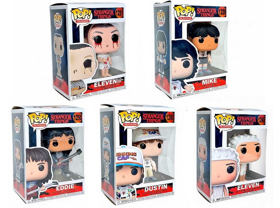 Фигурки Поп Очень Странные Дела. Pop Stranger Things. Дивні дива. 5 видов