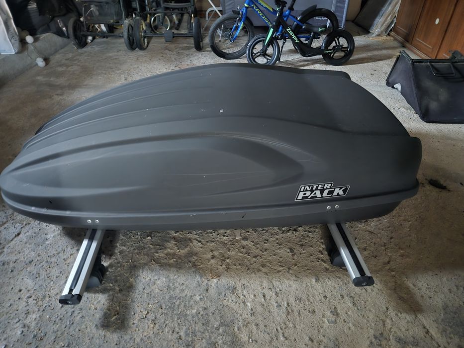 Box dachowy Inter Pack czarny – 145 cm