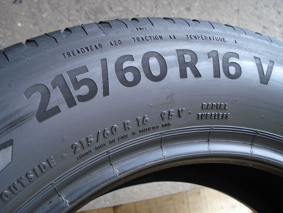 Continental Eco Contact 6  215/60 r 16  2 - sztuki letnie